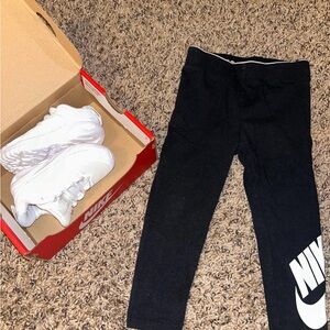 Nike legging and tennis shoe bundle